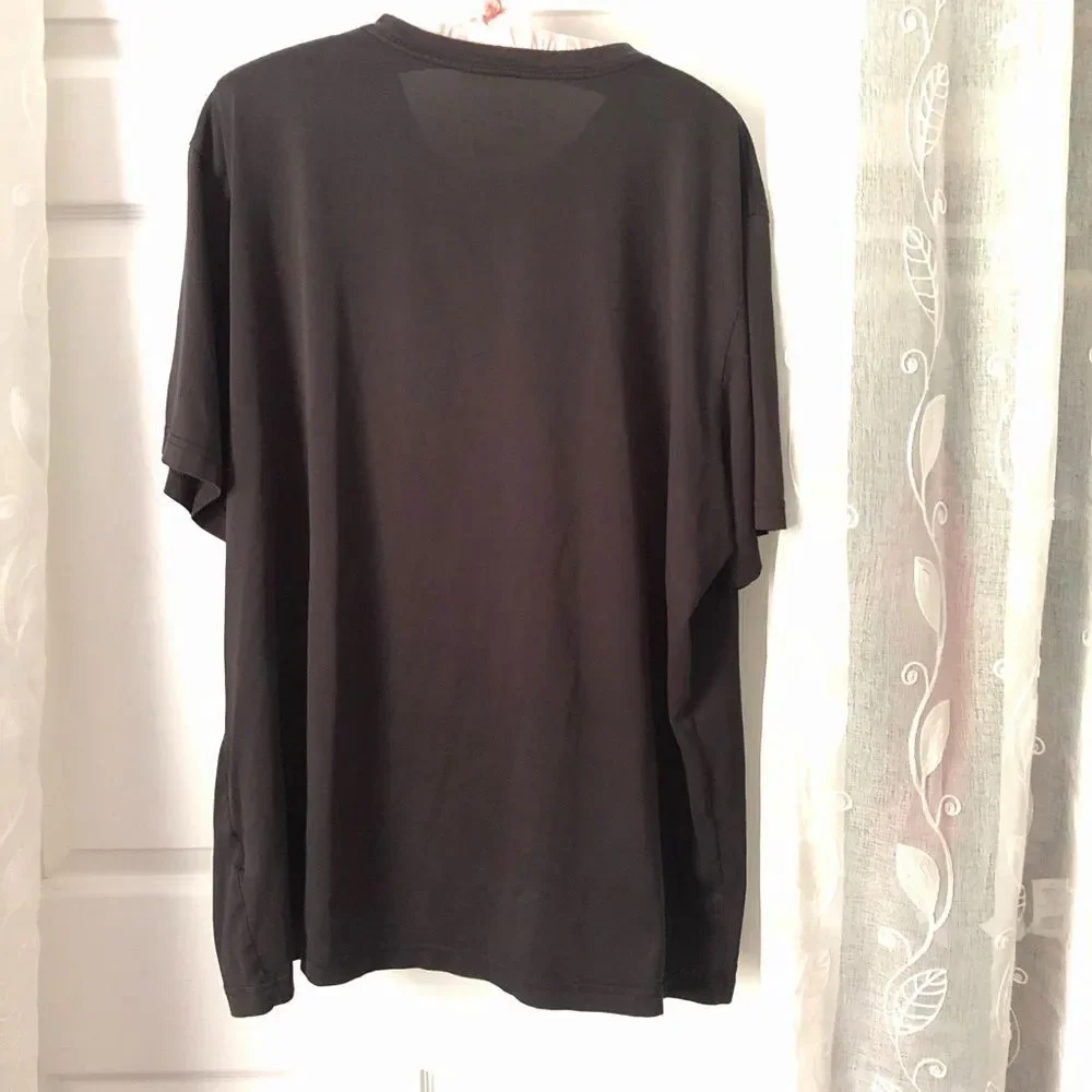 Nike dri-fit cotton blend t shirt, too much awesome logo, men size xxl